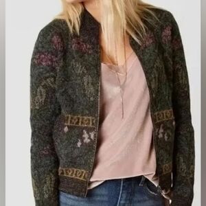 Gimmicks by Buckle zip up Cardigan Sweater Y2K